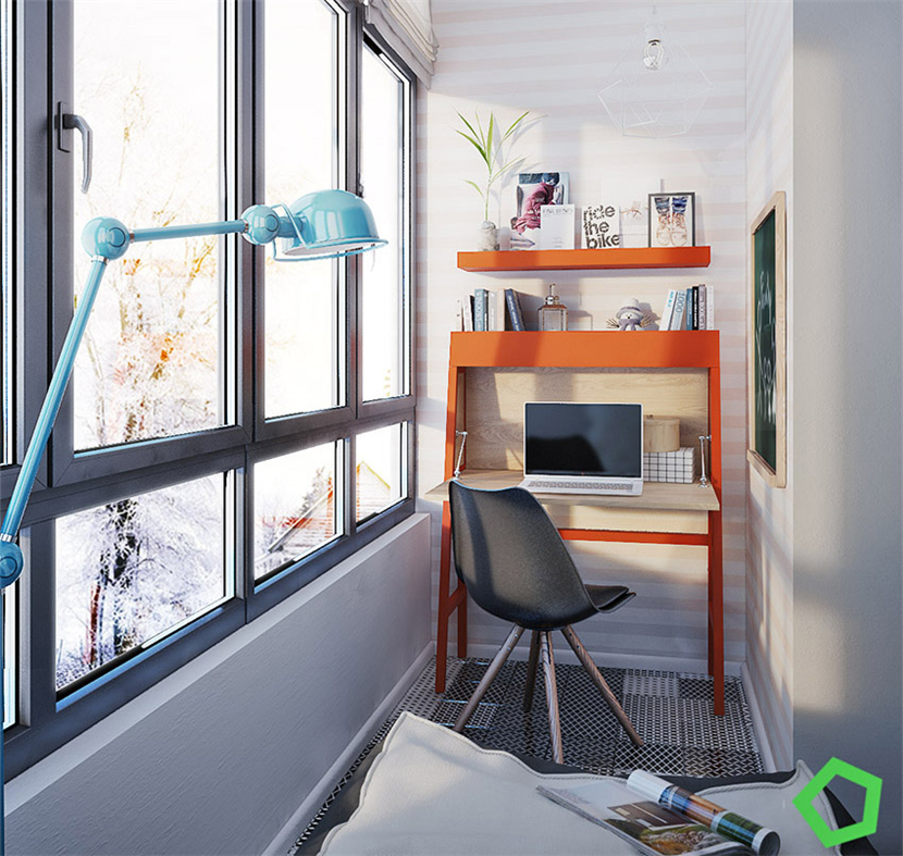 透过适当比例切割与设计感墙面呼应，房内更有自由舒适风情。
