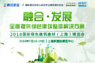 7月18日，2018国际绿色建筑建材(上海)博览会在上海新国际博览中心正式开幕，展会主题“融合·发展”，50+场主题论坛与技术交流会，汇聚数百位行业大咖和国内外...