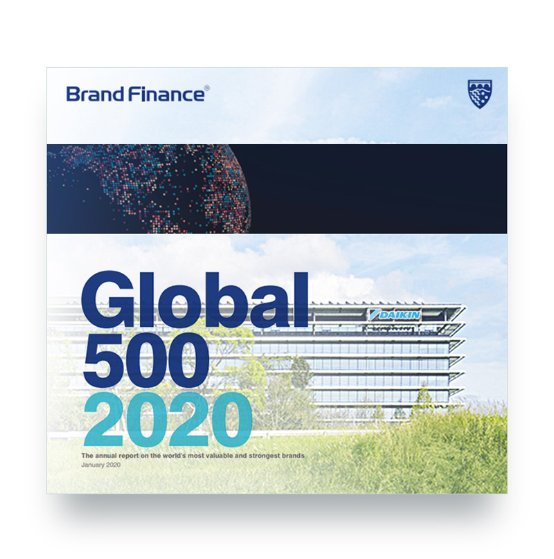 英国知名品牌价值咨询公司Brand Finance正式发布“2020年全球最具价值品牌年度报告”,评选出2020年度全球500大品牌榜单(2020 The an...