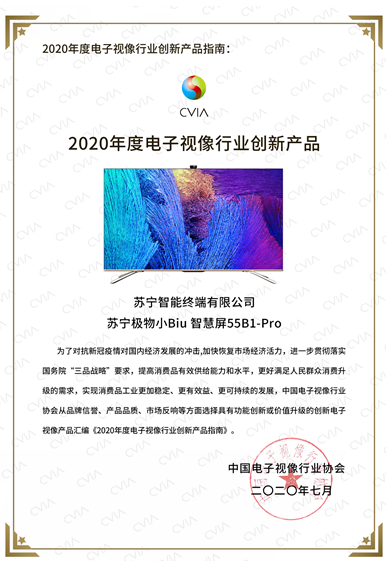 7月30日,2020全球智能显示领袖峰会暨CRC第56届2020年度彩电行业研究发布会在上海举行。大会由工业和信息化部电子信息司、中国电子视像行业协会指导,奥维...