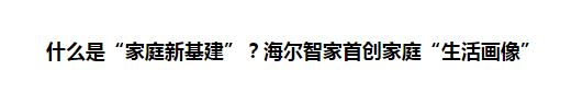 2020年最受关注的概念之一莫过于“新基建”。每一轮科技、基础设施变化都与我们每个人的生活息息相关。如今，“家庭新基建”的大幕正在徐徐拉开。什么是“家庭新基建”...