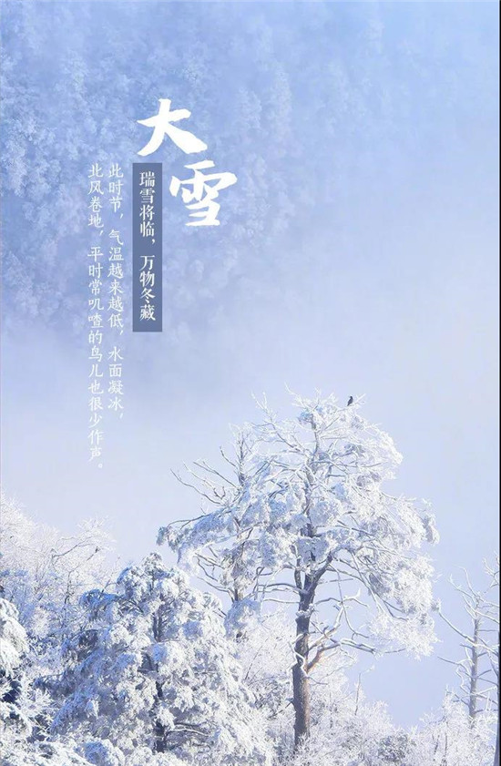 谁扶天女下冰机翦水成花片片奇2020年12月7日大雪大者，盛也至此而雪盛矣大雪，是二十四节气中的第21个节气。过了大雪，就是冬至，小寒，大寒。之后便又是新一年的...