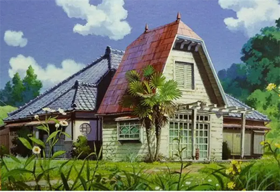 以“龙猫”为灵感改造的住宅，圆形飘窗真好看