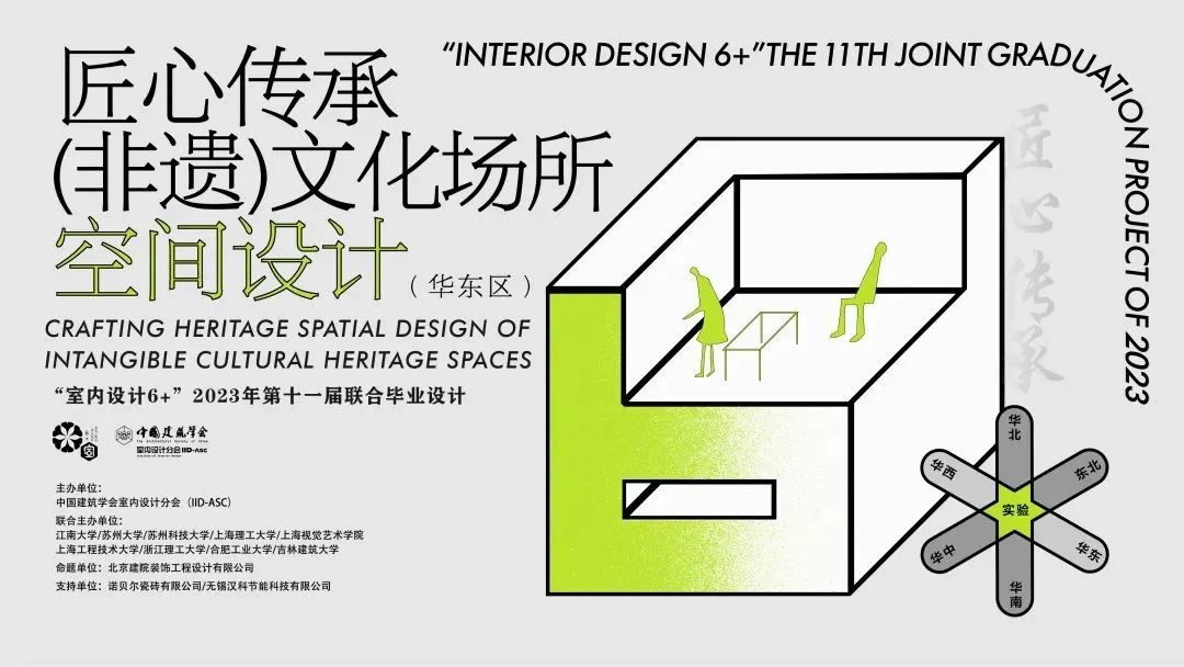 ​​​2023年1月7日，由中国建筑学会指导，中国建筑学会室内设计分会、中国美术家协会环境设计艺术委员会联合主办，江苏省室内设计学会学术支持的“室内设计6+”2...