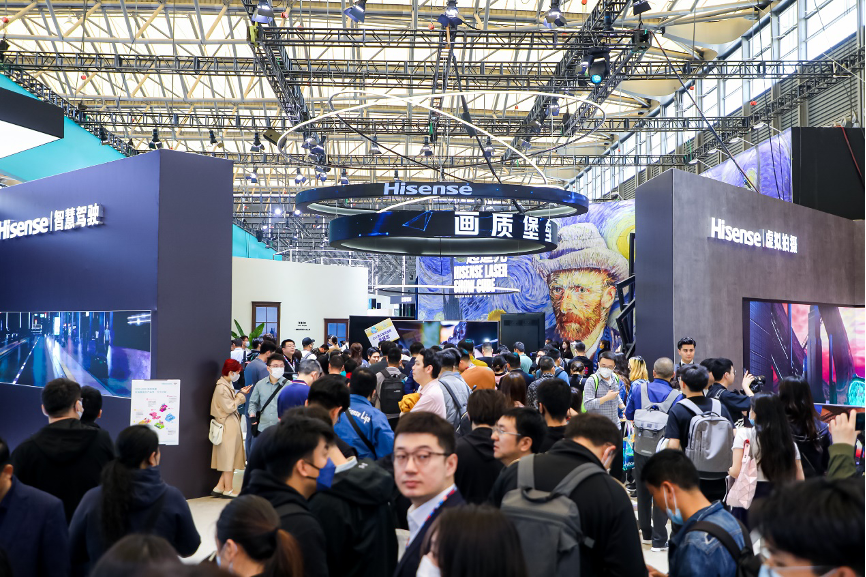 4月27日，中国家电及消费电子博览会（AWE2023）在上海新国际博览中心拉开帷幕。