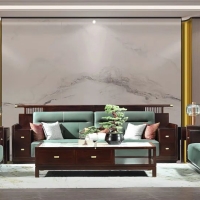 中信红木致力于打造舒适人居的客厅空间。
