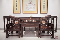 波记紫檀馆用心打磨的每一件红木家具，都沿袭了中国传统“礼”文化。