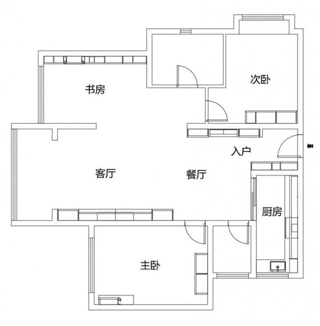 本案屋主是一对年轻夫妻，在新家风格的讨论过程中，他们毫不犹豫地选择了中古风。“不太想跟风，虽然中古风最近比较流行，但相对来说还是挺小众的，复古设计很有质感，氛围...