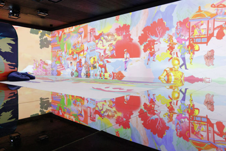 “启程:All Aboard!”沉浸式数字艺术展览于2024年3月7日至4月30日首次登陆上海，此次快闪展览的调色及涂料由三棵树独家支持。此次展览主要展示Jac...