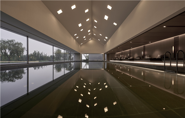 Alila Wuzhen - Facilities - Indoor Swimming Pool at Sunset.jpg