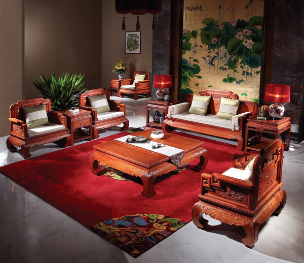 国寿红木沙发图片