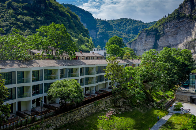 西侧客房鸟瞰Bird's-eye view of guest rooms on western side.jpg