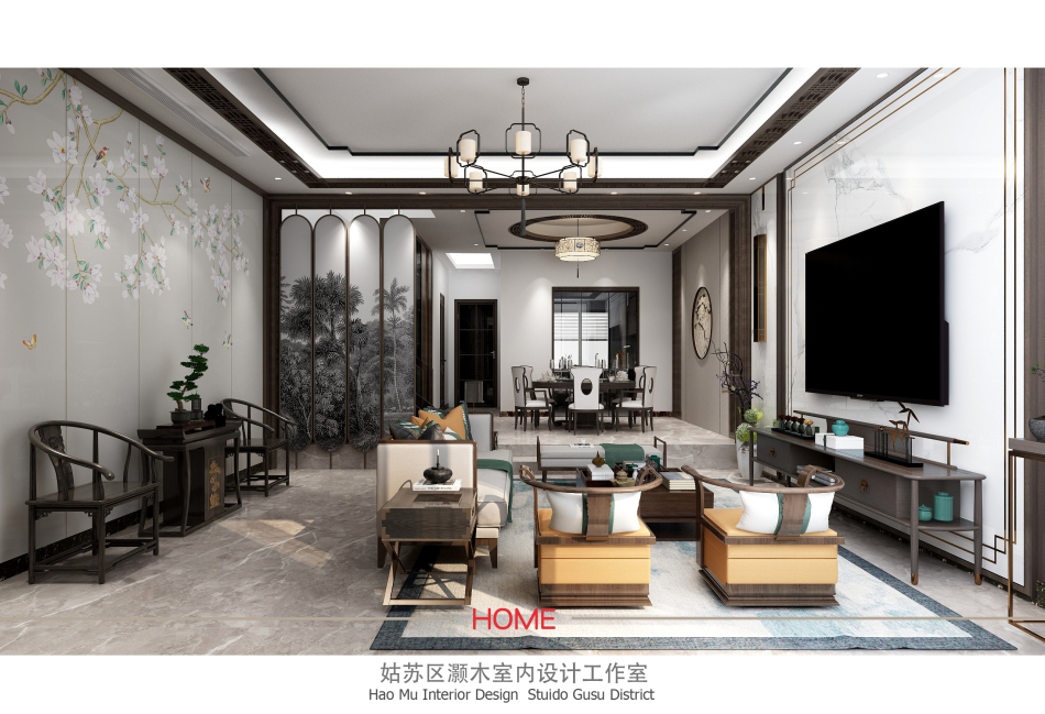 设计公司｜Design Company：灏木室内设计工作室设计主创｜Design Director：洪斌项目地址｜Project Adress：临湖湾项目面积｜...