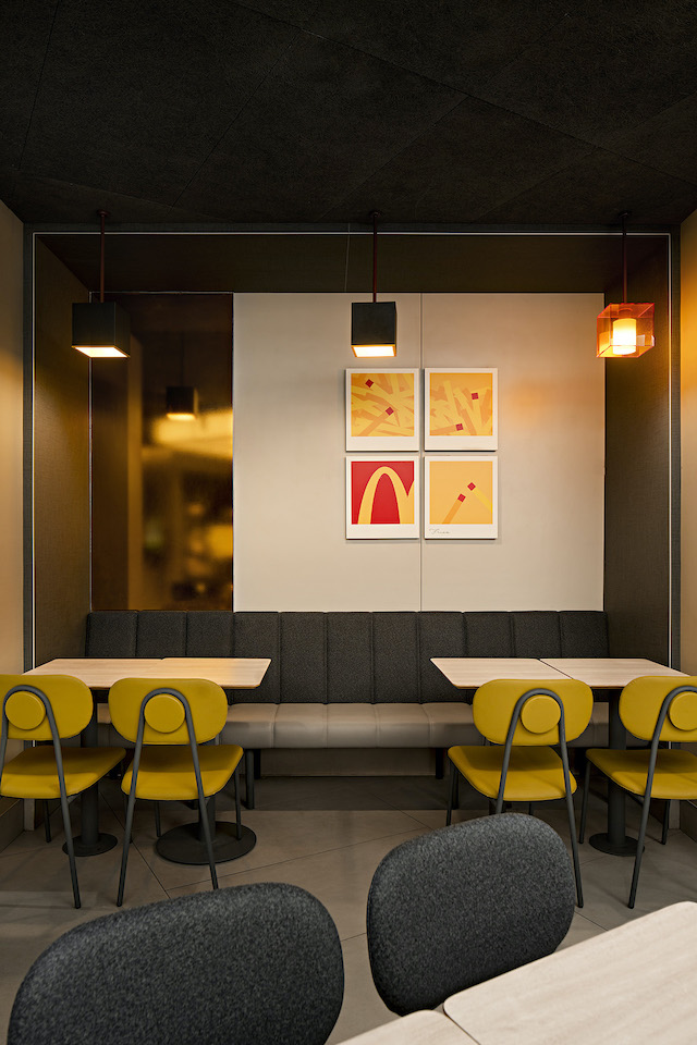 麦当劳吧台装修效果图图片