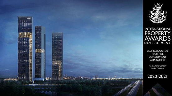 欧洲地区最佳超高层不动产开发项目则由乌克兰Taryan Towers摘得，建筑由三幢31层高的塔楼组成，被评为世界上最高的住宅综合体。